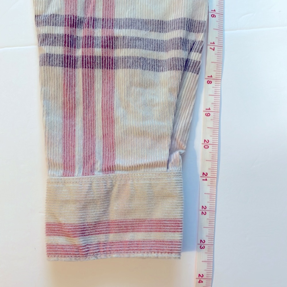 Woolrich Women’s Rappel Corduroy Buttons Long Sleeve 100% Cotton Plaid NWT Top S - Picture 15 of 16